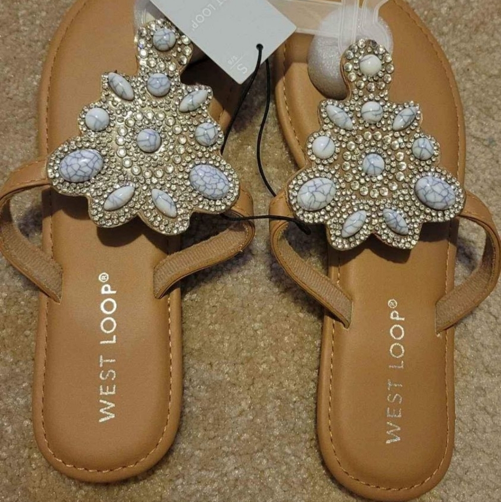 brand new womens sandals size small 5 - 6 - Picture 3 of 5